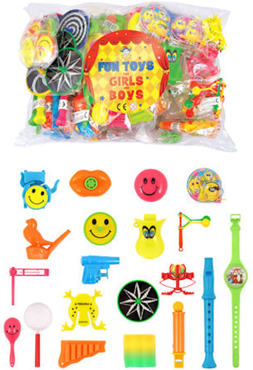 100 STUKS | XXL Mega Mix Feestpakket - Traktatie / Uitdeelcadeautjes